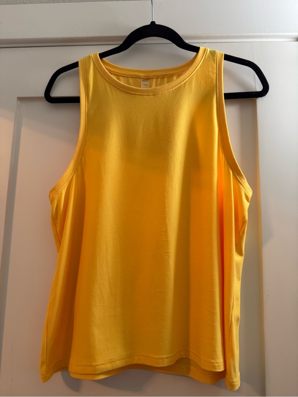 Beyond Yoga Yellow Muscle Tank Top - Crew Neck